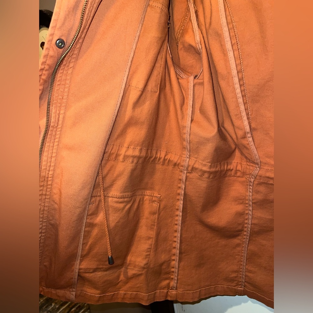 Market & Spruce Rust Utility Jacket - Picture 4 of 4
